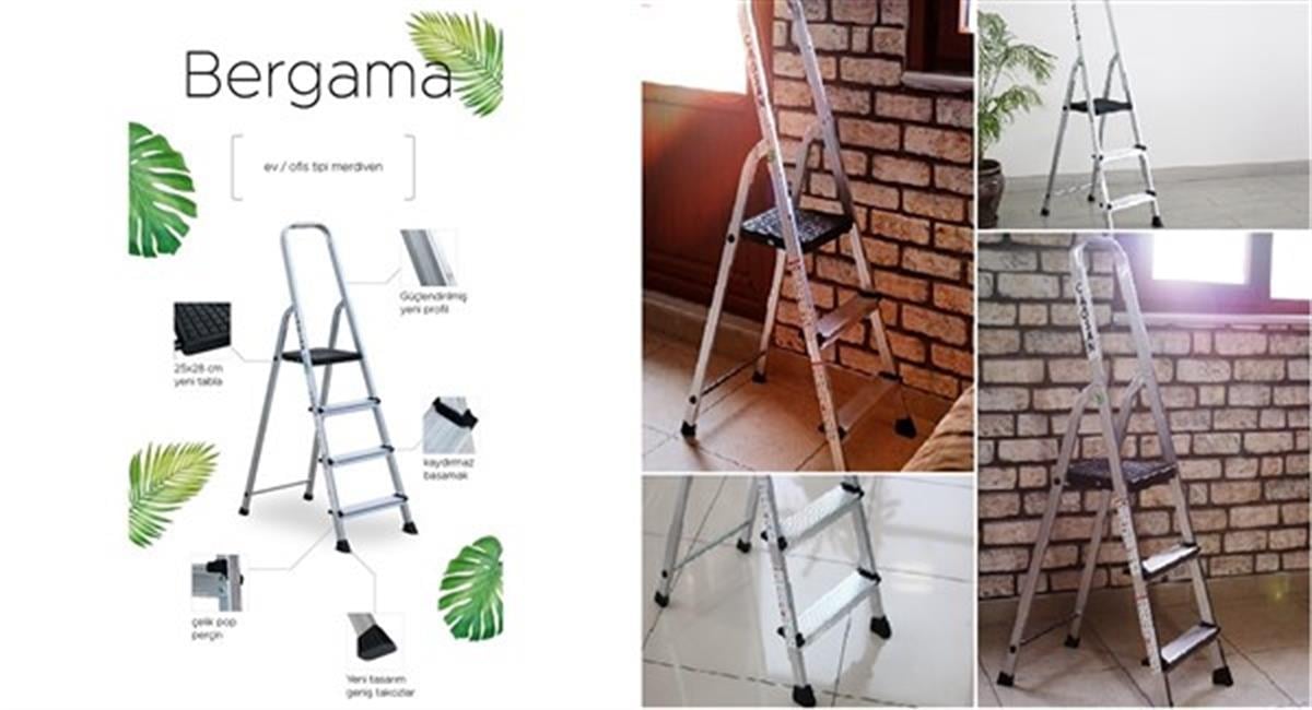 ÇAĞSAN MERDİVENÇağsan Bergama Tablalı Alüminyum Ev Ofis MerdiveniBG2 - 61cm-2.40cm