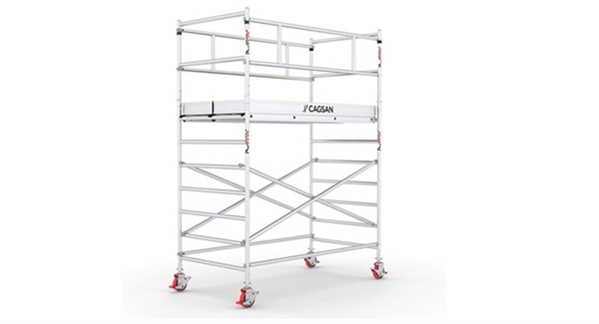 ÇAĞSAN MERDİVENÇağsan ProTUBE L4_FP Profesyonel Alüminyum İskele 4.1mProTUBE L4_FP 2,3-4,1m