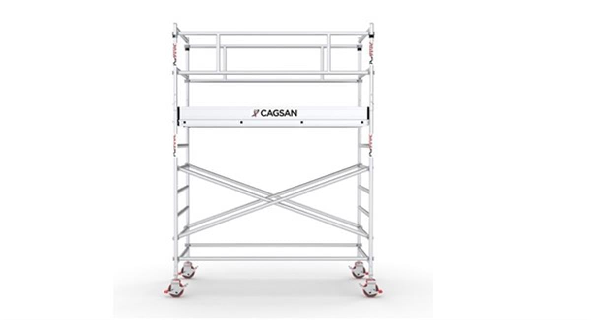 ÇAĞSAN MERDİVENÇağsan ProTUBE L4_FP Profesyonel Alüminyum İskele 4.1mProTUBE L4_FP 2,3-4,1m