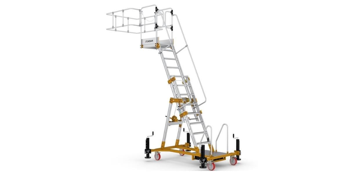 Çağsan Yüksekliği Ayarlanabilir Platform Tanker Merdiveni