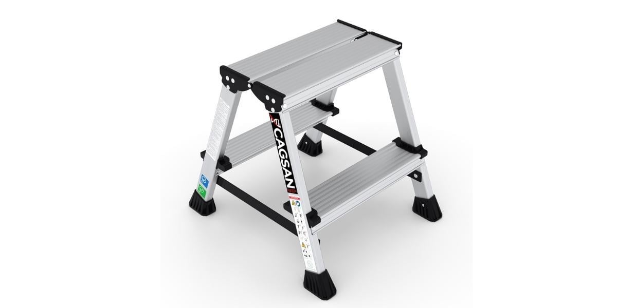 Çağsan Olimpos Çift Çıkışlı Alüminyum Ev Ofis Merdiveni