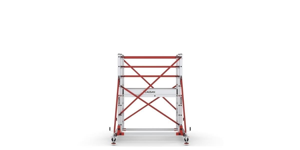 Çağsan TeleSafe XLN Premium İki Parçalı Alüminyum İskele