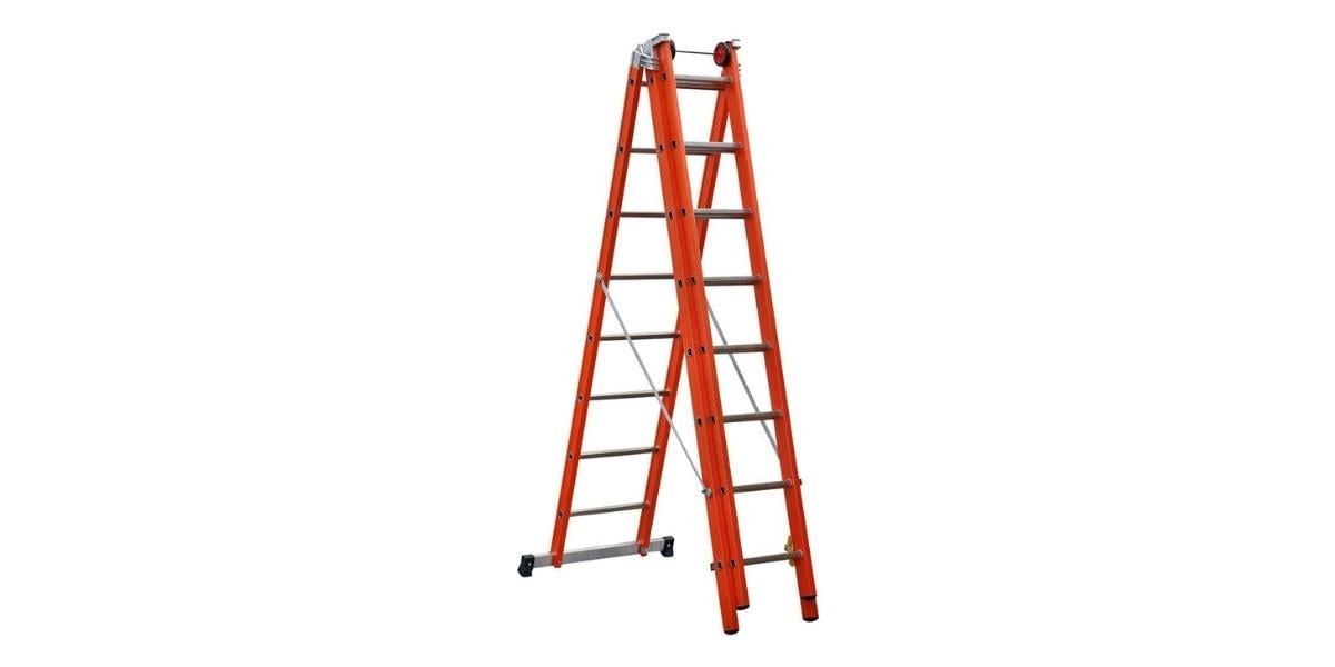 Çağsan Üç Parçalı Çok Amaçlı Fiberglas Merdiven