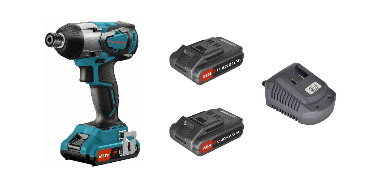 Catpower 4122 Akülü Torklu Vidalama Li-on Set Kömürsüz 20V 2,0 Ah