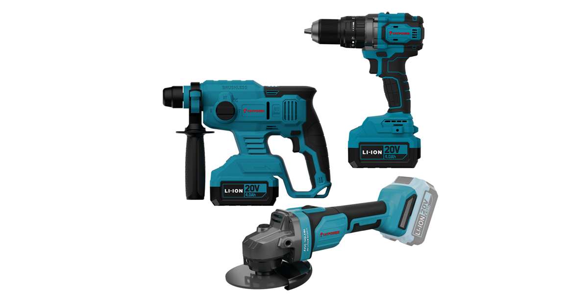 Catpower 4235 Akülü Vidalama Taşlama Kırıcı Set Akü +Şarj