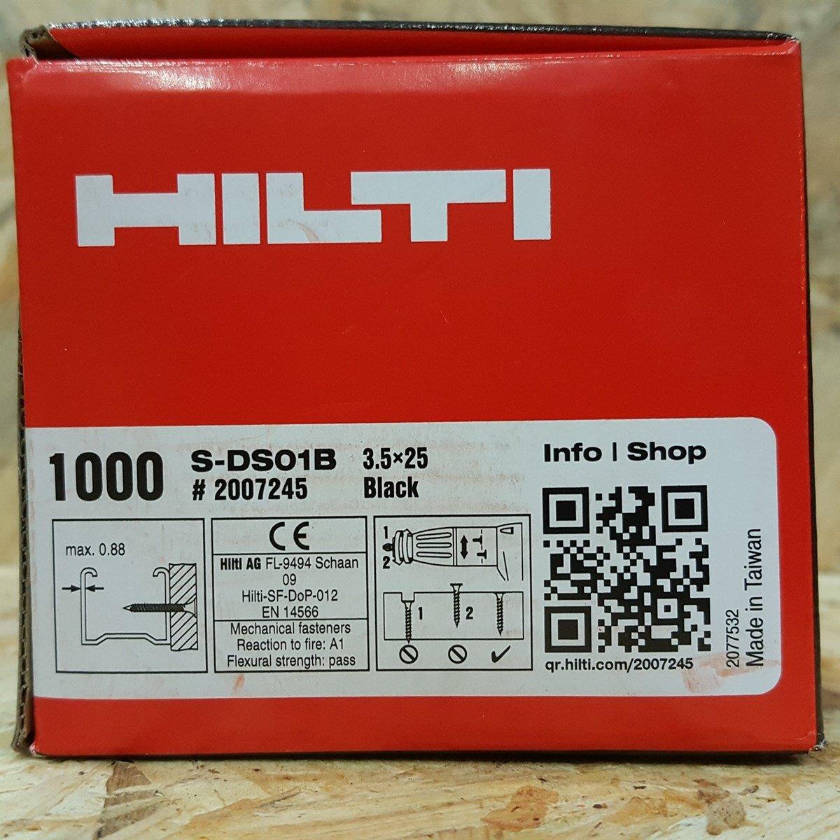  Hilti Sivri Uçlu Alçıpan Vidası