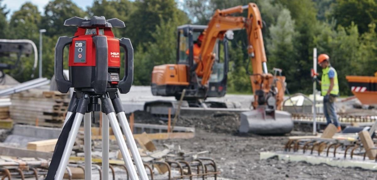 Hilti PR 30-HVS A12 Dış Mekan Eksenel Lazerli Terazi +Tripod +Mira Set