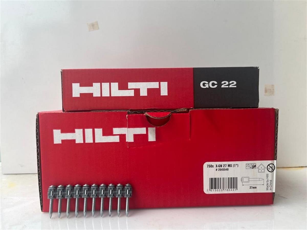 HİLTİHilti Gx120 Çivisi 27mm +Gaz 750 Adet/Kutu750XGN 27MX+GC21 #2045540