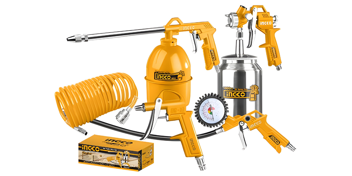 Ingco AKT0051 5'li Havalı Alet Seti