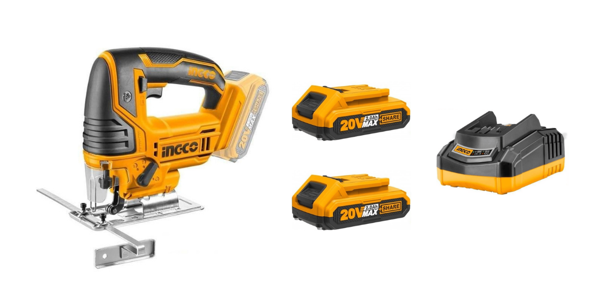 Ingco CJSLI8501 Li-ion Akülü Dekupaj Set Akü +Şarj