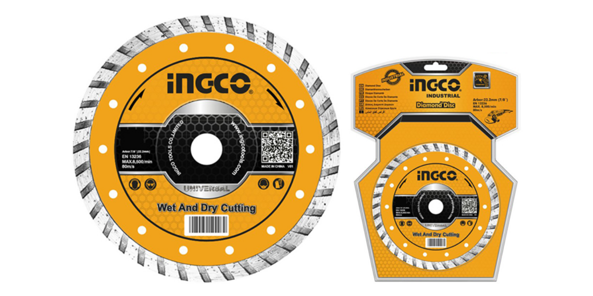 Ingco DMD031151HT Ultra İnce Elmaslı Seramik Kesme Diski 115x22.2mm