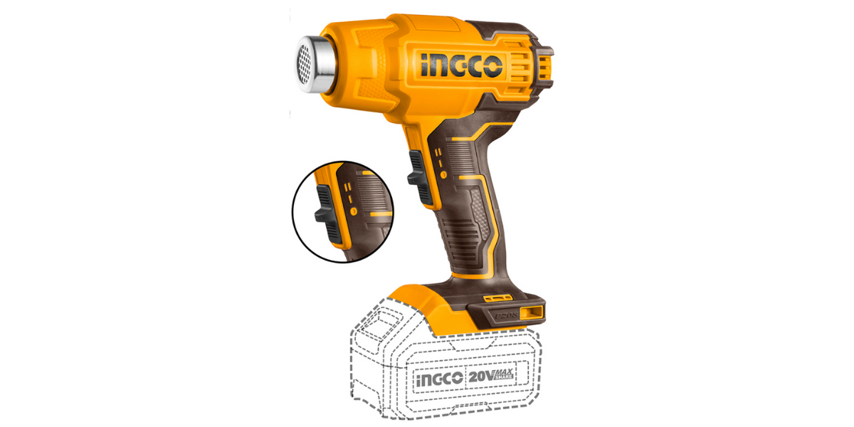 İngco HGLI2002 Li-ion Akülü Sıcak Hava Tabancası