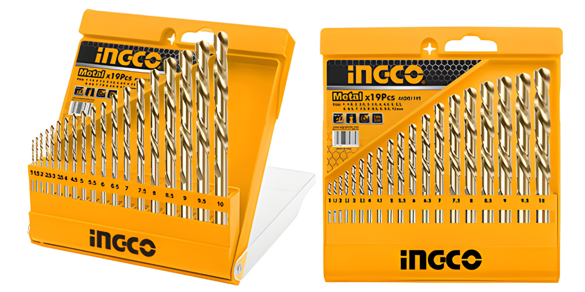 Ingco AKDB1195 19'lu HSS Matkap Ucu seti