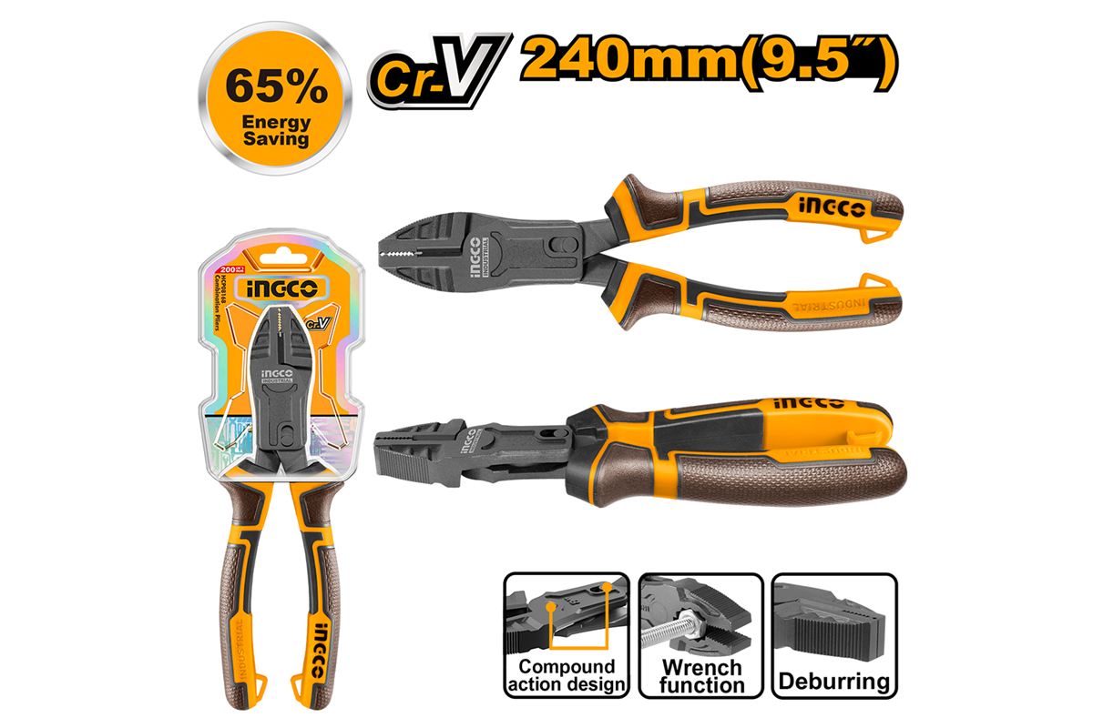 İngco Kombine Pense 240mm Çok Amaçlı