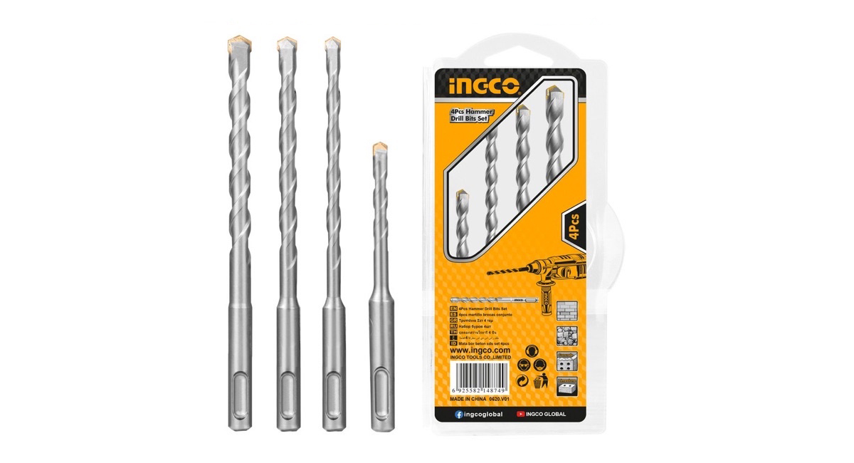 INGCOIngco AKDB2055 4'lü Darbeli Matkap Ucu SetiING-AKDB2055