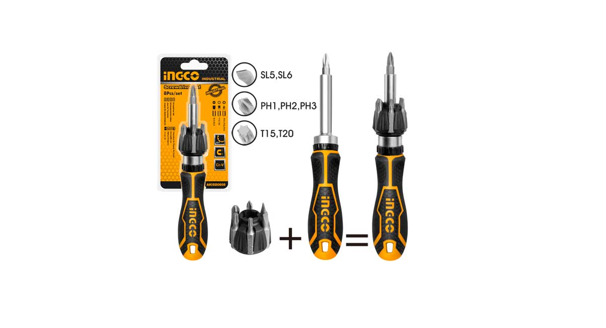 INGCOIngco AKISD0808 Endüstriyel 3'lü Eğe SetiING-AKISD0808