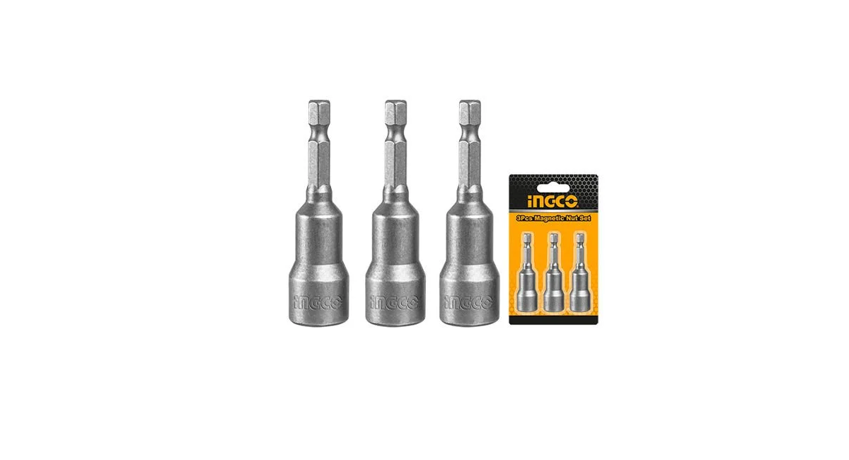 INGCOIngco AMN0731 3'lü Somun Adaptör Seti (7mm)ING-AMN0731