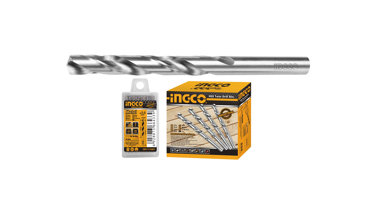 INGCOIngco DBT1110401 Endüstriyel M2 HSS Matkap ucu 4.0mmING-DBT1110401