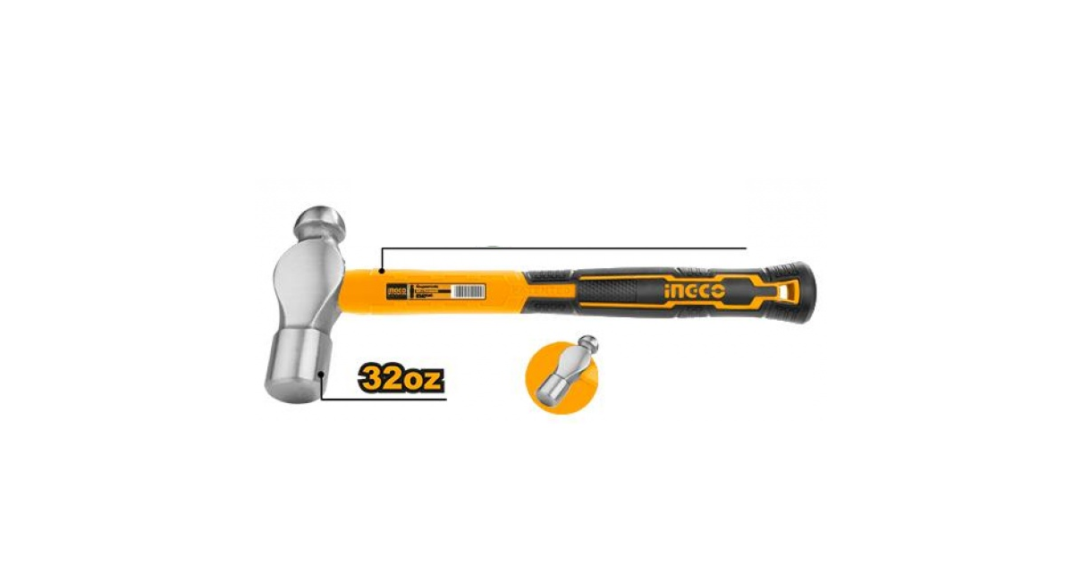 INGCOIngco HBPH88032 Fiberglass Saplı Balyoz 900gING-HBPH88032