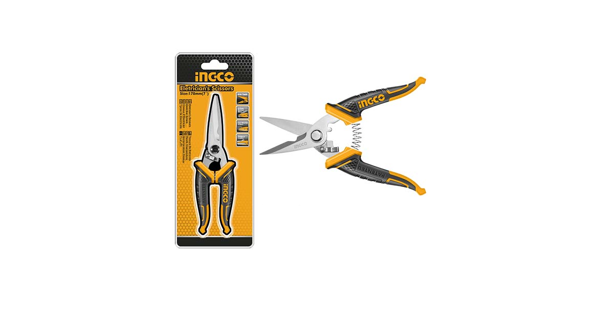 INGCOİngco HES0187 Elektrikçi Makası 178mmING-HES0187