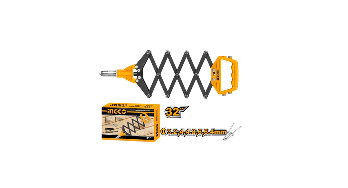 INGCOIngco HFOR321 Endüstriyel Katlanır Perçin TabancasıING-HFOR321