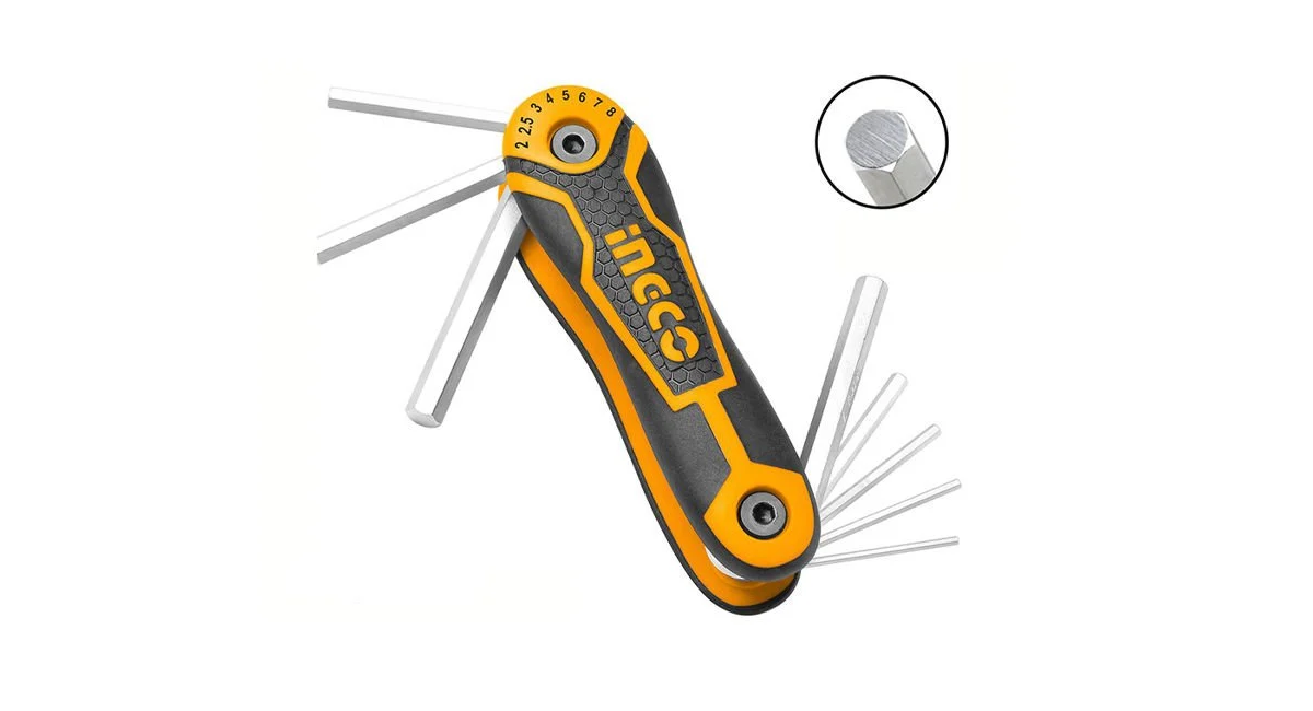 INGCOIngco HHK14081 6'lı Çakı Tipi Alyan Anahtar Seti 2-8mmING-HHK14081