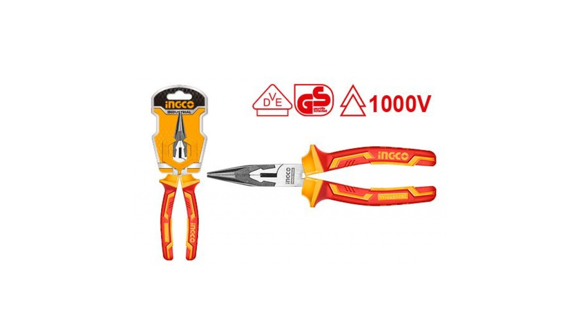 INGCOIngco HILNP28168 Endüstriyel İzoleli Elektrikçi Kargaburun 160mmING-HILNP28168