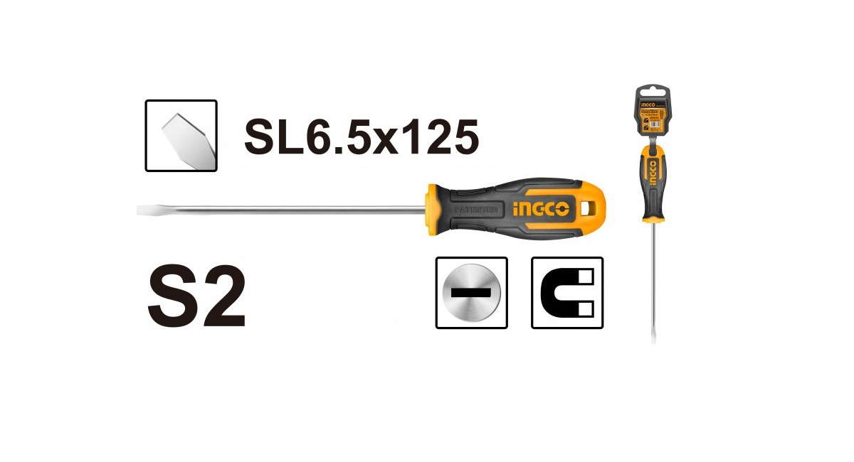 INGCOIngco HS686125 Mıknatıslı Düz TornavidaING-HS686125