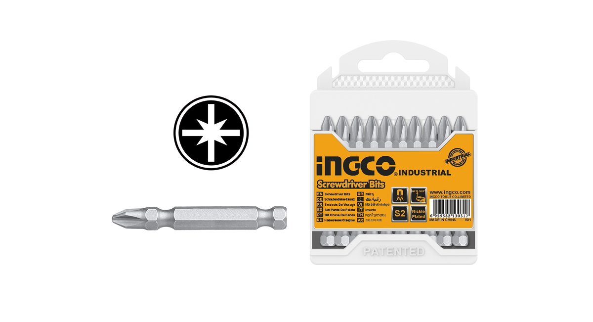 INGCOIngco SDB11PZ313 20'li Düz Bits Uç SetiING-SDB11PZ313
