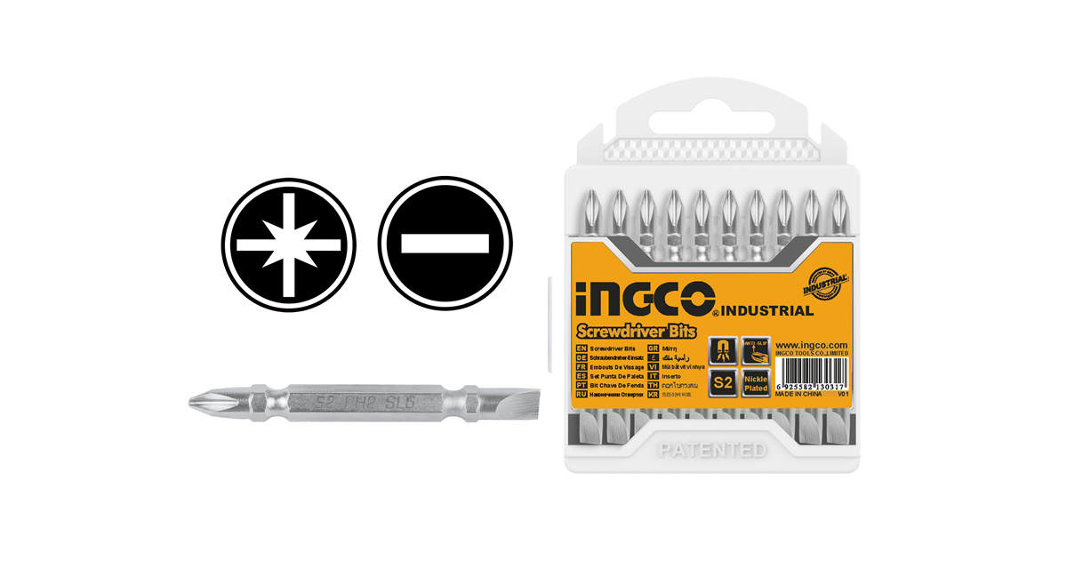 INGCOIngco SDB21ZL133 10'lu Çift Yönlü Bits UçING-SDB21ZL133