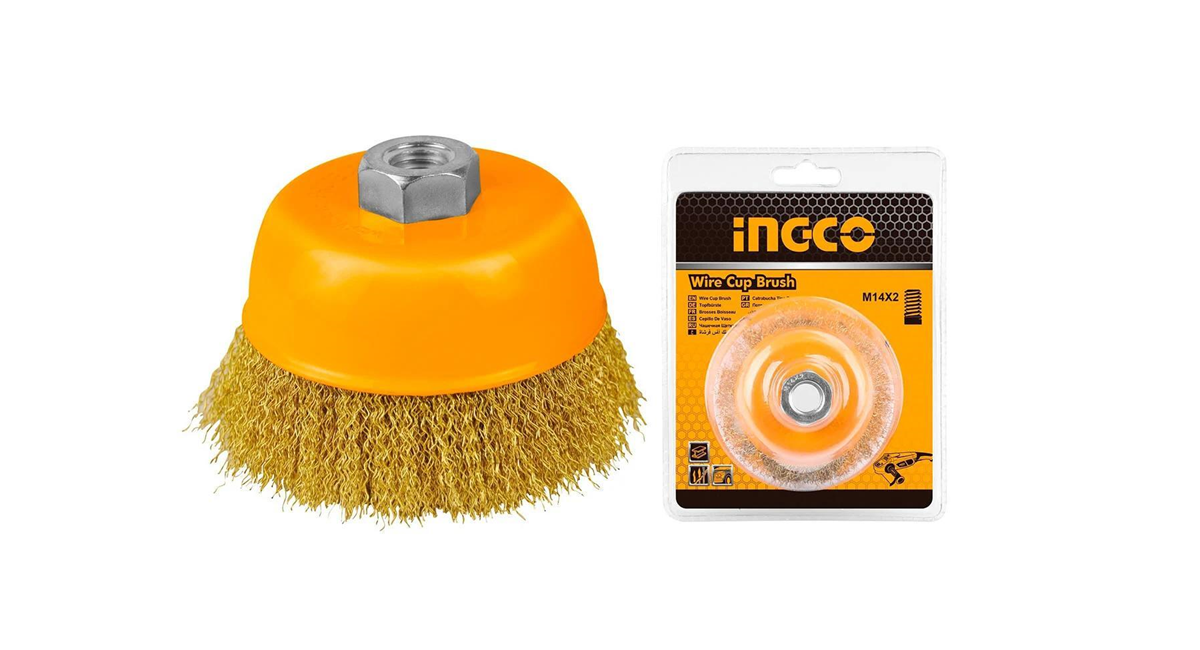 INGCOIngco WB11501 Saçaklı Çanak Tel Fırça 150mmING-WB11501