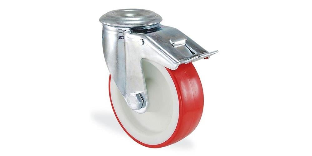 Kama 3800 PUB 150 F18 Delik Bağlantılı Frenli Teker 15cm 400kg