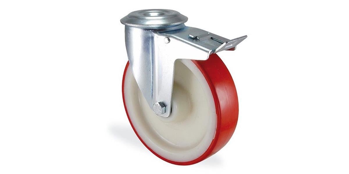 KamaKama Delik Bağlantılı Orta Sanayi Tekeri 15cm-260kg3300 PUS 150 F18