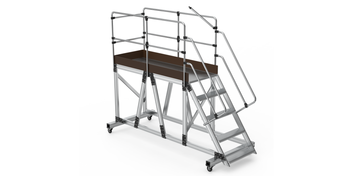 Saraylı Alüminyum Korkuluklu Platform