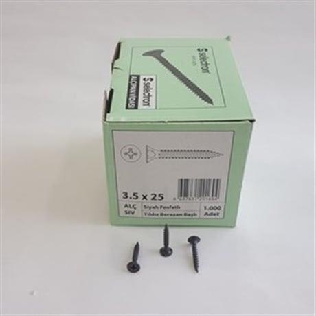 Selectron 3.5x25mm Sivri Uçlu Alçıpan Vidası
