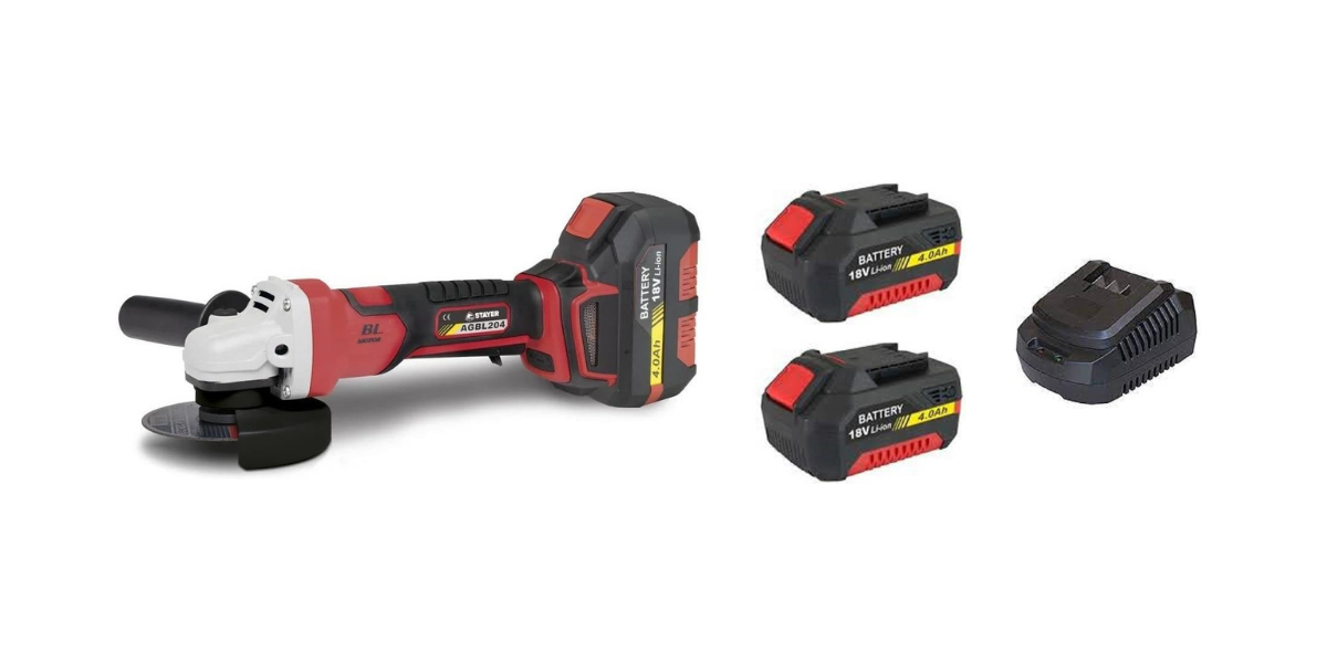 Stayer AGBL204 Akülü Avuç Taşlama Kömürsüz Li-ion 18V 4.0Ah 115mm