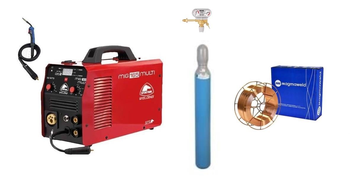 Stayer MIG 165A Multi Gaz Altı Kaynak Makinası Seti