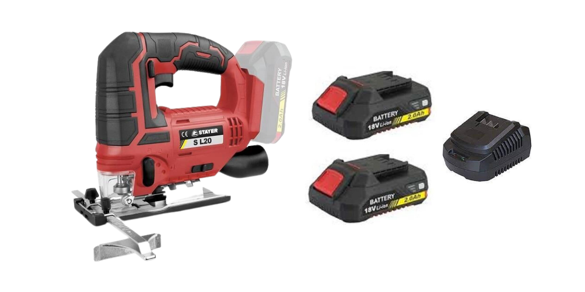 Stayer SL 20 Akülü Dekupaj Testere Set Akü +Şarj