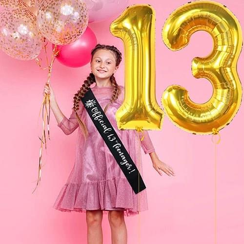 0 Rakam Folyo Balon Gold 100 cm