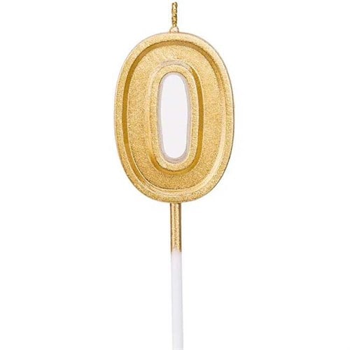 0 Rakam Gold Renk Mum