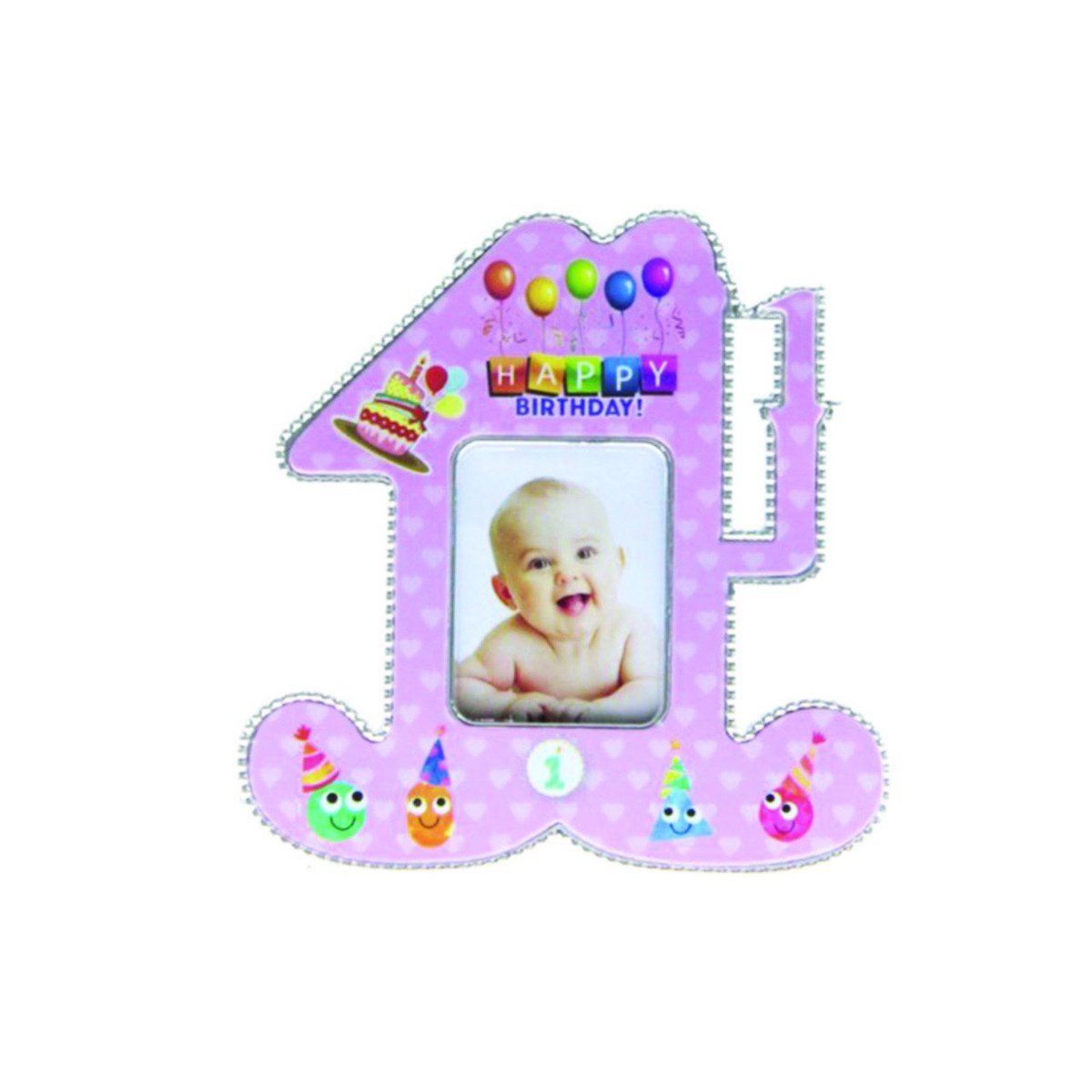 1 Yaş Ayaklı Çerçeve Pembe
