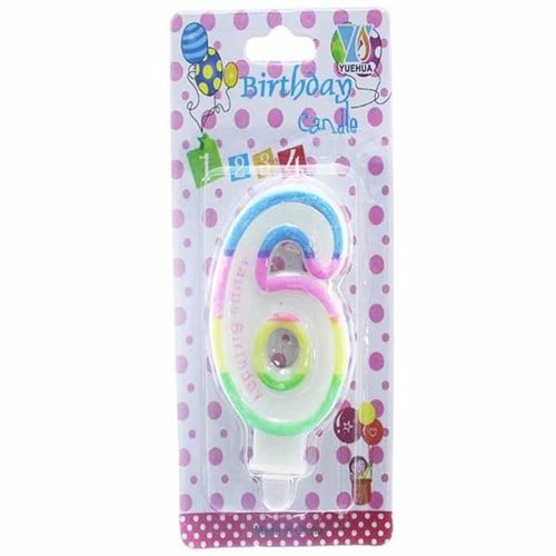 6 Rakam Renkli Mum
