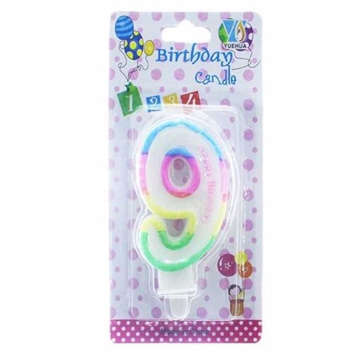 9 Rakam Renkli Mum
