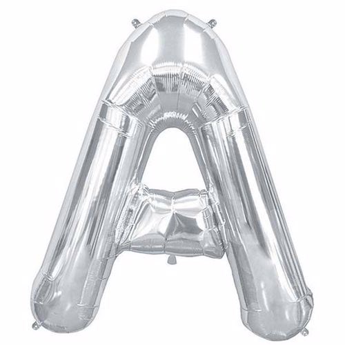 A Harf Folyo Balon Gümüş 100 cm