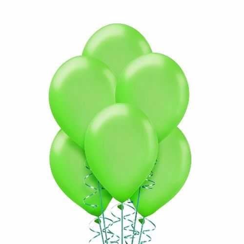 Açık Yeşil Metalik Balon 20 Adet