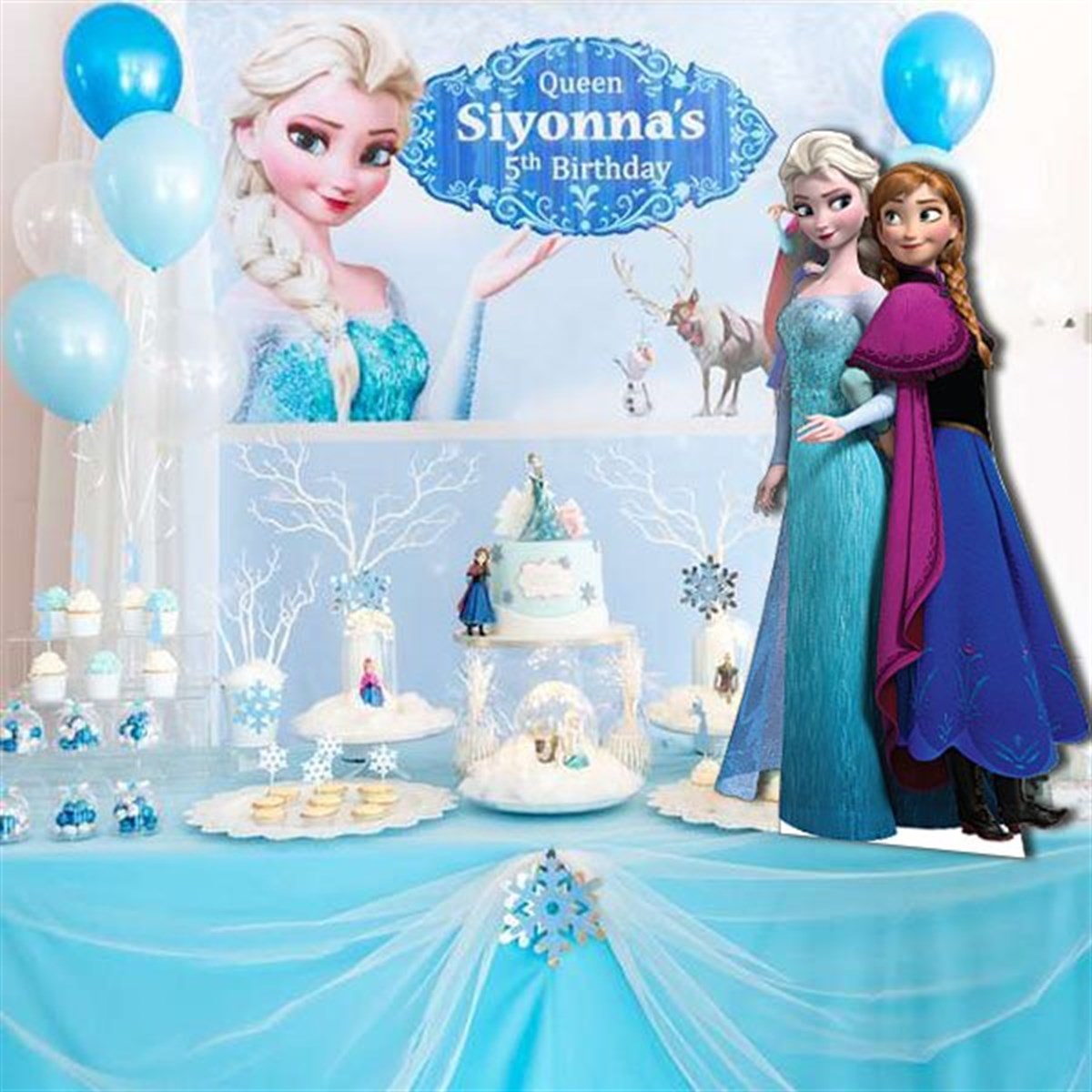 Anna Elsa Masa Üstü Ayaklı Pano