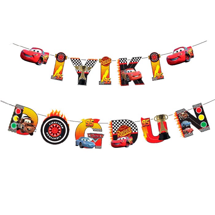 Arabalar İyi Ki Doğdun Harf Yazı