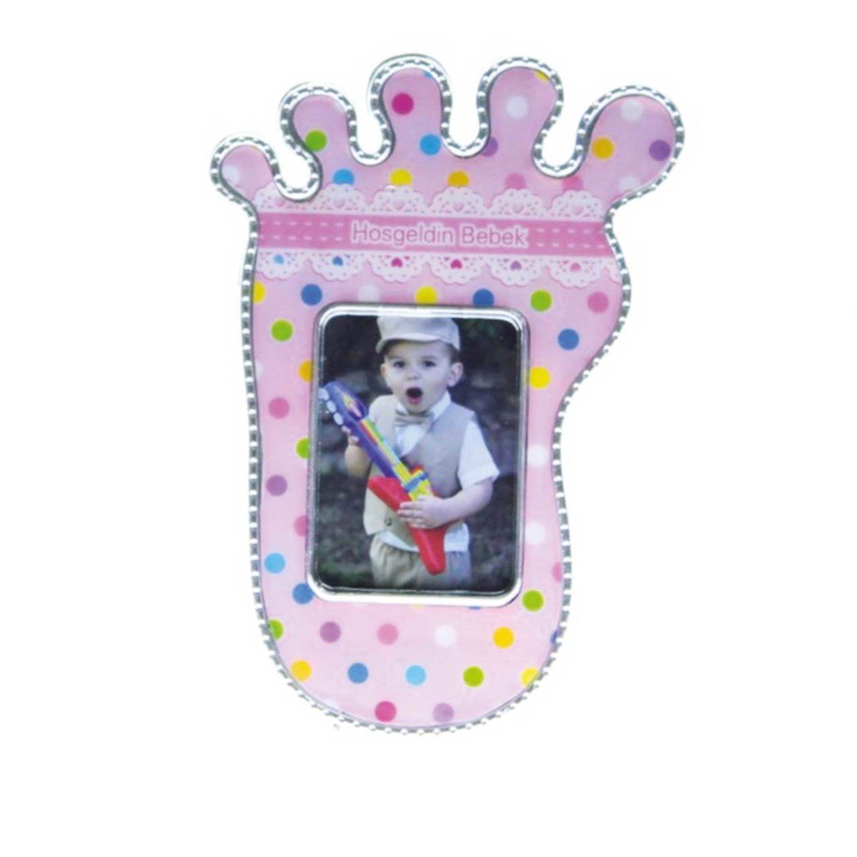 Ayak Plastik Çerçeve Pembe 10 Adet