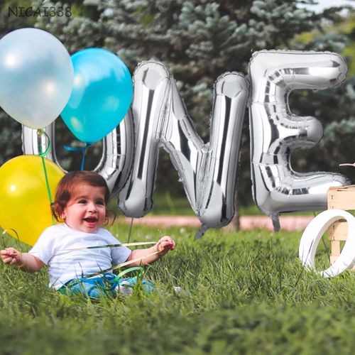 B Harf Folyo Balon Gümüş 100 cm