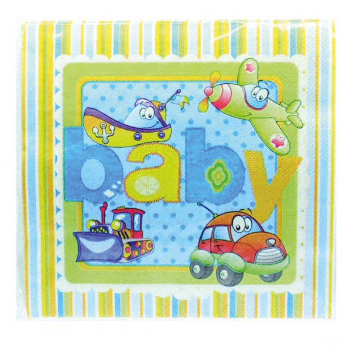 Baby Bebek Parti Peçete Mavi 20 Adet